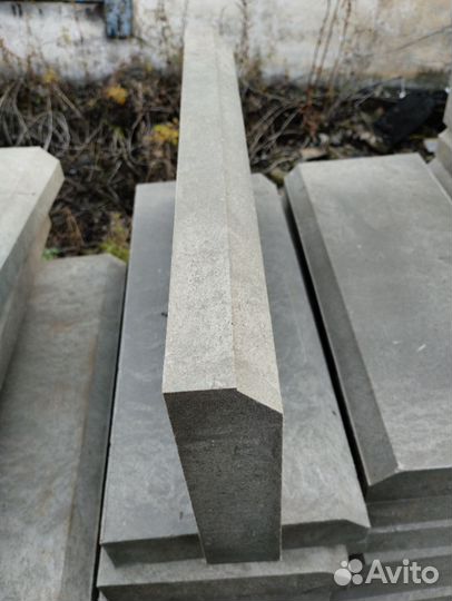 Бордюр, поребрик тратуарный полимерно-песчаный