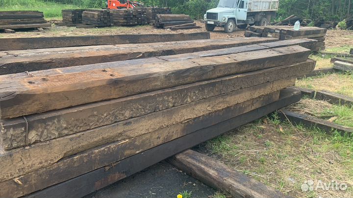Шпалы деревянные