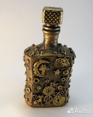 Графин бутылка стимпанк