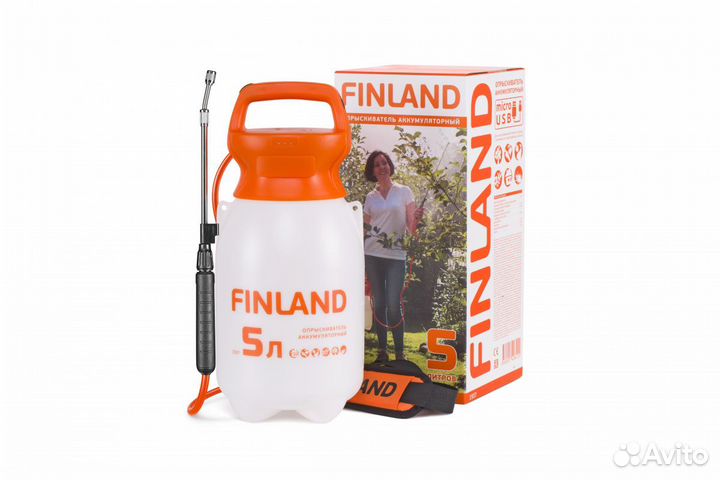 Опрыскиватель аккумуляторный 5 л finland