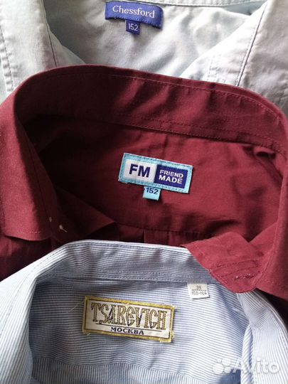 Рубашки пакетом 152-158