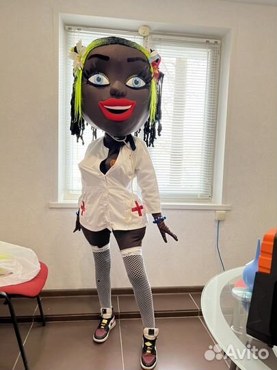 Поздравление Ростовая Кукла Мулатка - Медсестра