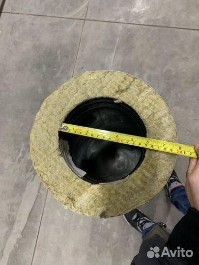 Дымоход сэндвич Сферра 150/250. 1м,0,5м. жс.ос