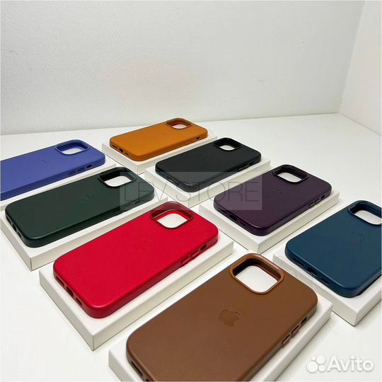 Кожаные чехлы MagSafe iPhone 14 Pro Pro Max