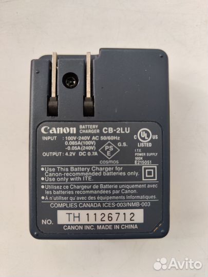 Зарядное устройство Canon CB-2LU
