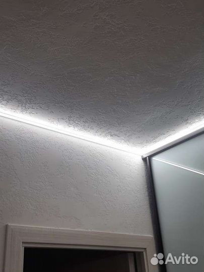 Светодиодная лента, нейтрально белый, профиля