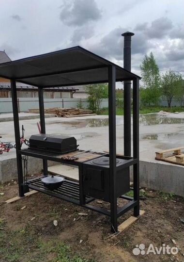 Мангал В стиле лофт