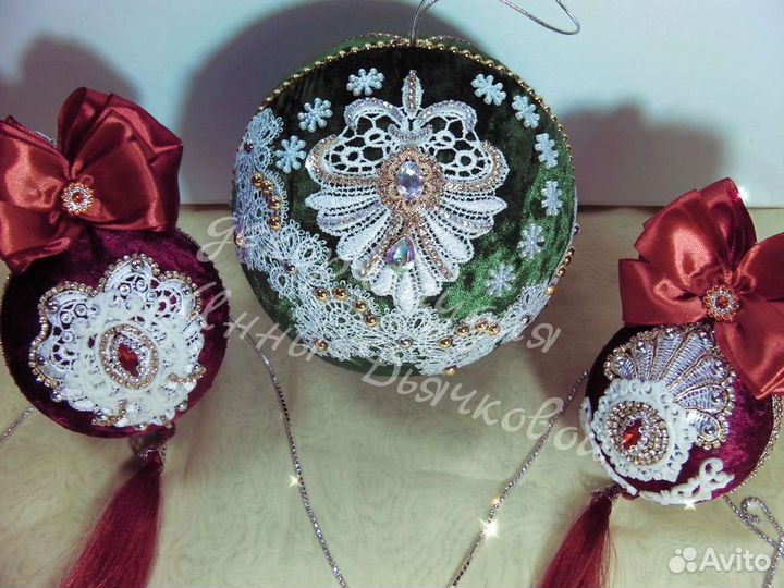 Ёлочные игрушки ручной работы