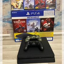 Sony playstation 4 slim 1tb 2 геймпада