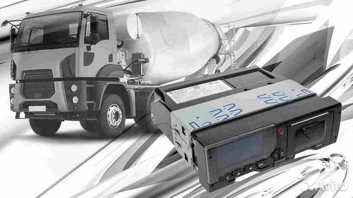 Цифровой тахограф Меркурий та-001, с скзи