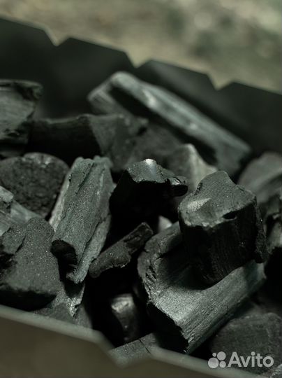 Древесный березовый уголь. Крафт-мешки 2,5 кг