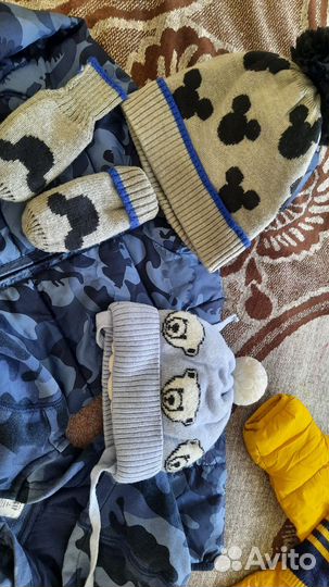 Комплект шапка и шарф Gap Disney 12-24 мес