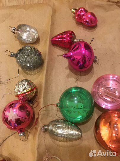 Елочные игрушки СССР