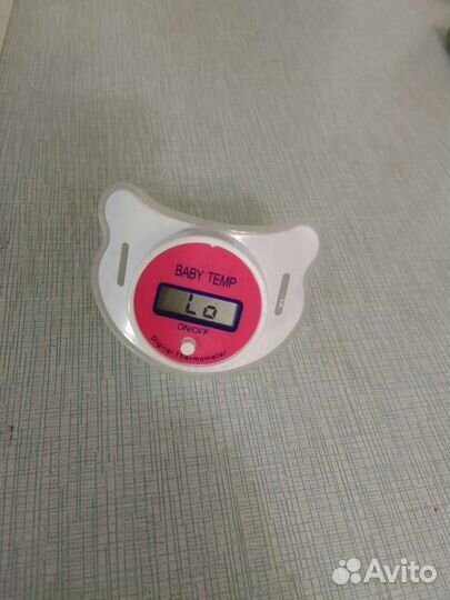 Соска с термометром