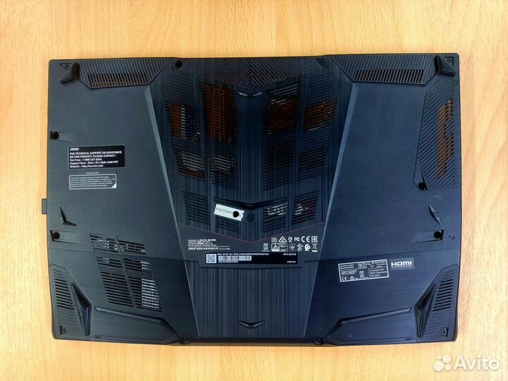 Игровой ноутбук MSI RTX 3060, 32gb