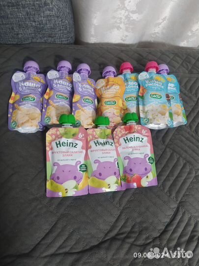 Фруктовое пюре детское пауч