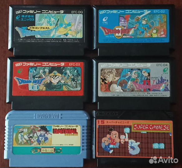 Картриджи Famicom (Dendy)