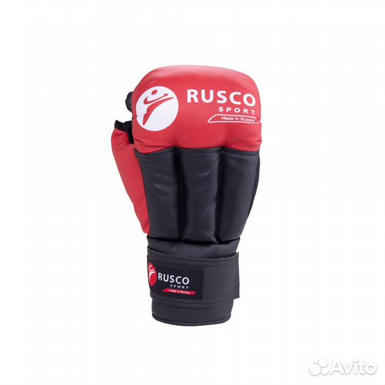 Перчатки для рукопашного боя Rusco 10унц красные