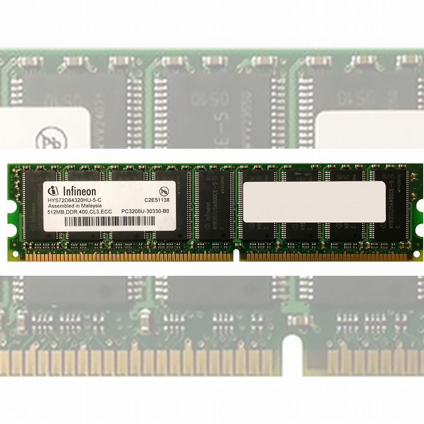 [HYS72D64320HU-5-C] Оперативная Память Infineon 512m Hys72d64320hu-5-C