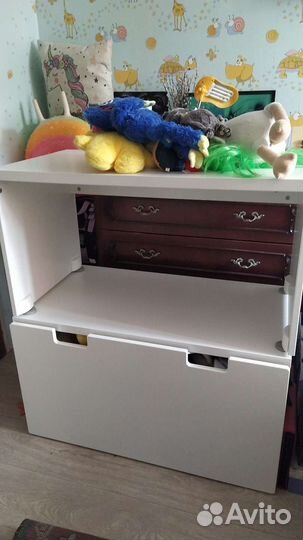 Ящик и стол полка икея