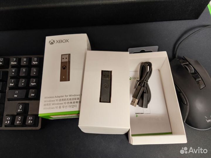 Геймпад xbox series+адаптер для пк