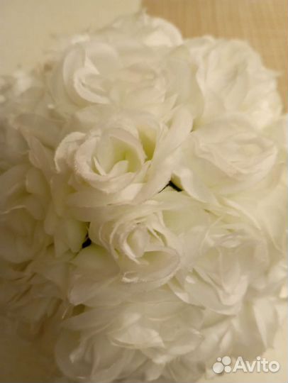 Флористический шар с розами б.у