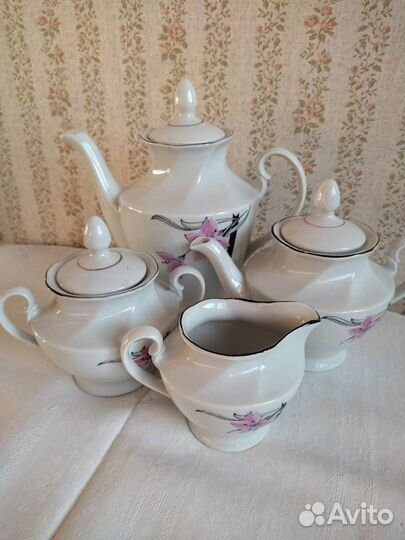 Чайно-кофейный сервиз, Рижский фарфор