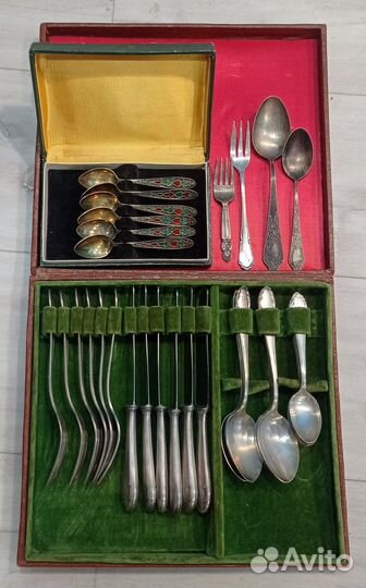 Серебряные столовые приборы, СССР и Мексика