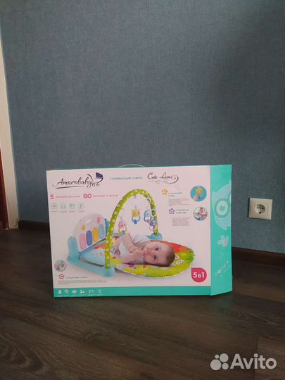 Развивающий коврик с пианино