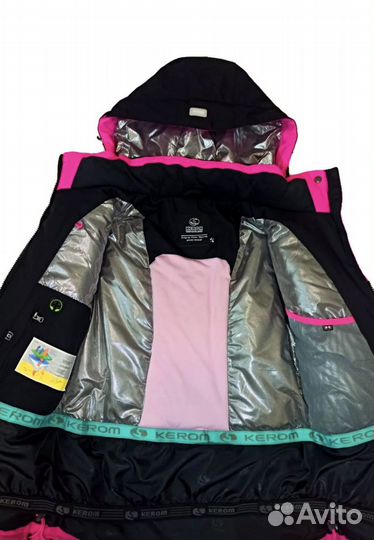 Зимний костюм для девочки рост 134-140