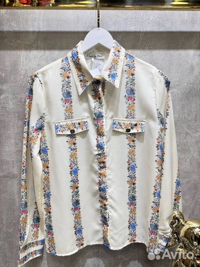 Шелковая Рубашка Dior