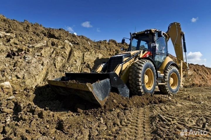 Аренда экскаватор-погрузчик, автокран, самосвал