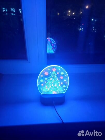Светильник декоративный новогодний