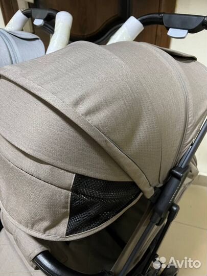 Коляска Babalo 2022 bezhevuy с сумкой