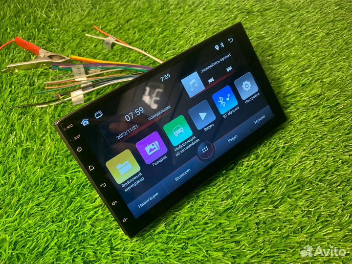 Магнитола 2 din android 10 Wi-fi GPS 4ядра 2х32Gb