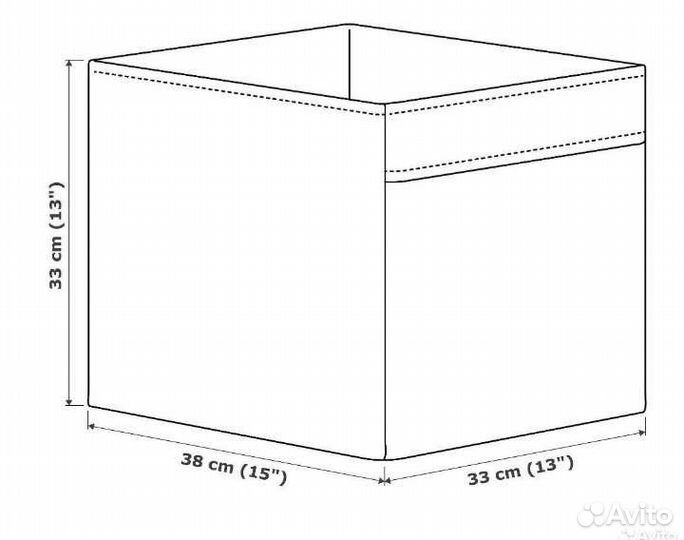 2 Коробки/ящики для стелажей Икея