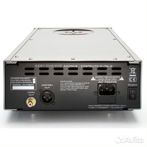 CD транспорт Audio Analogue AADrive Black