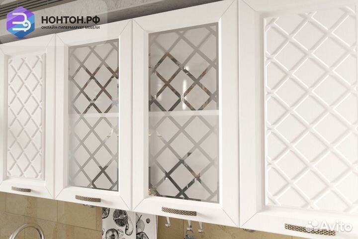 Кухня Агава 2.0 м акация белая / моренга