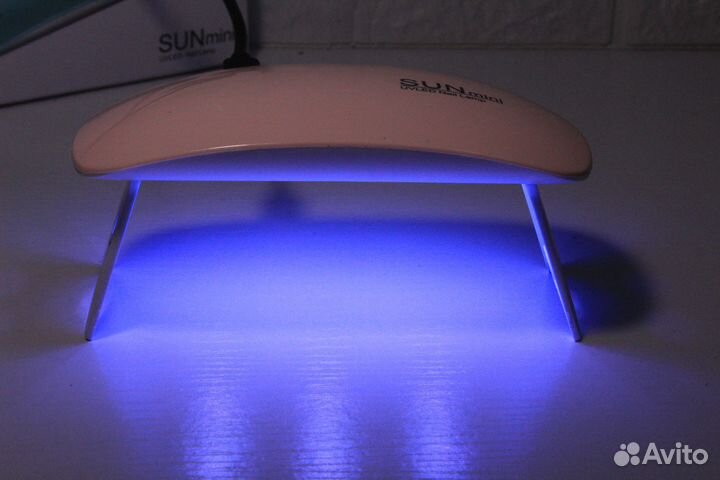 Розовая Лампа для маникюра sun ультрафиолетовая