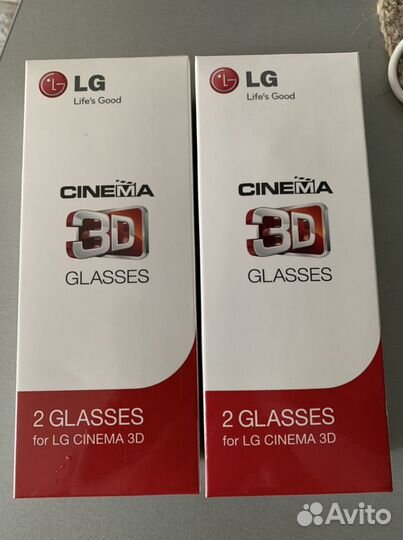 Комплект очков 3d для телевизора LG