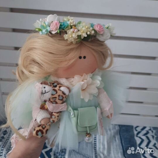 Интерьерная кукла ручной работы новая
