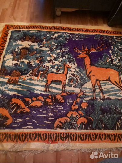 Ковер с оленями СССР