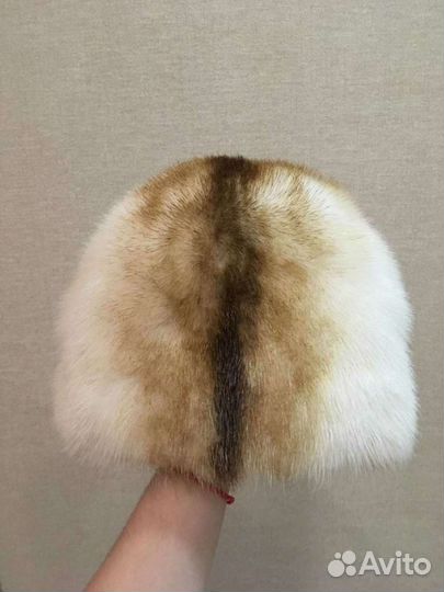 Женская шапка норка, нерпа
