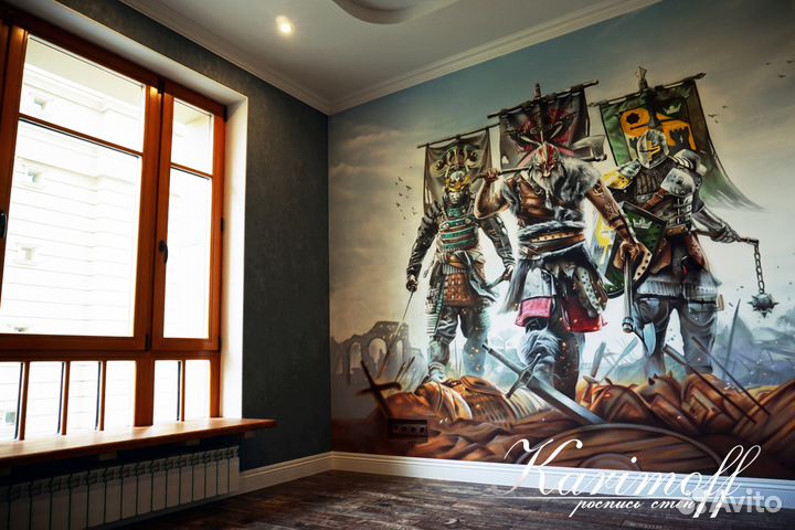 Роспись стен, Граффити, картины на заказ
