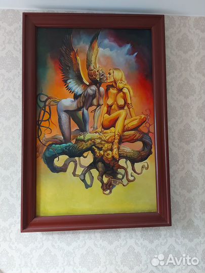 Картина маслом на холсте большая