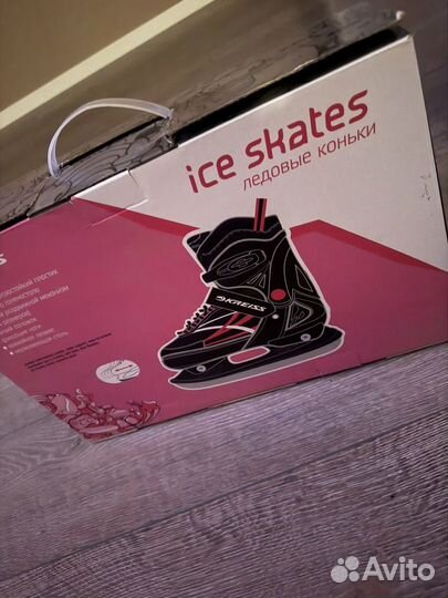Коньки фигурные раздвижные 35 38 размер