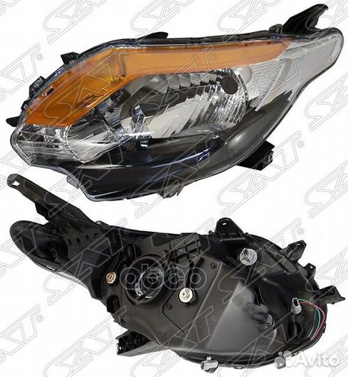 Фара черная ST-214-11ADL-EM2 Sat