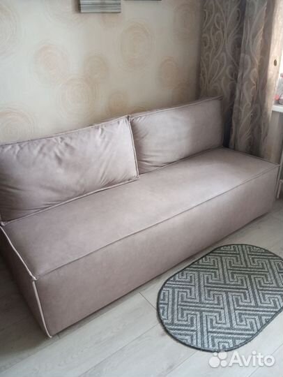 Диван nord mini велюр Monolit латте