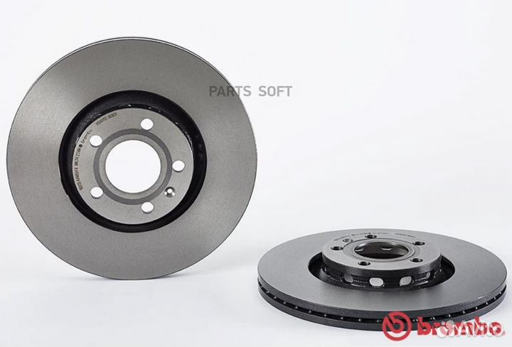 Brembo 09.8690.11 Диск торм. пер.вент.312x25 5 отв