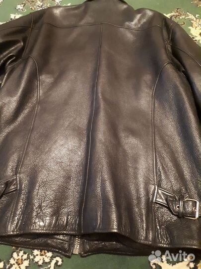 Мужская кожаная куртка 50-52